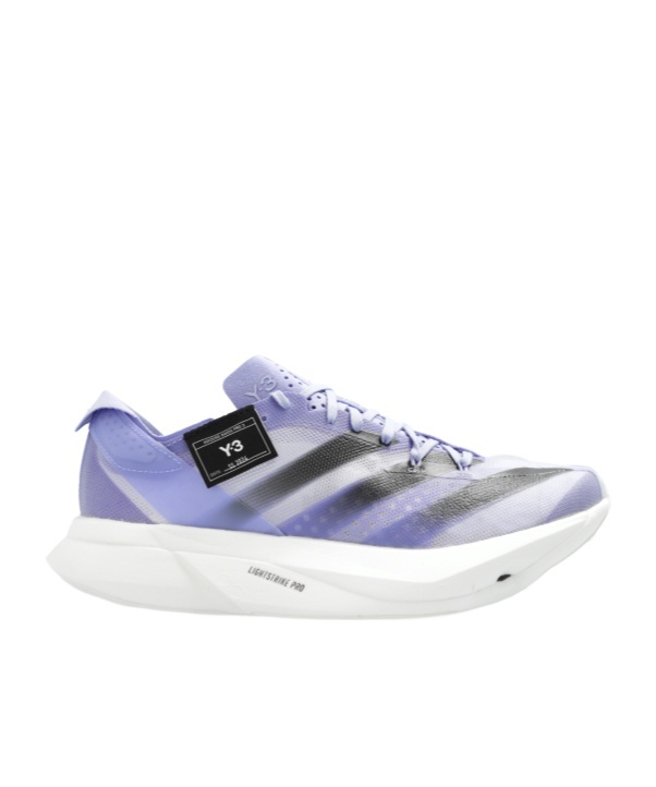 Shop Y-3 Adizero Adios Pro 3.0 Mesh Sneakers In White