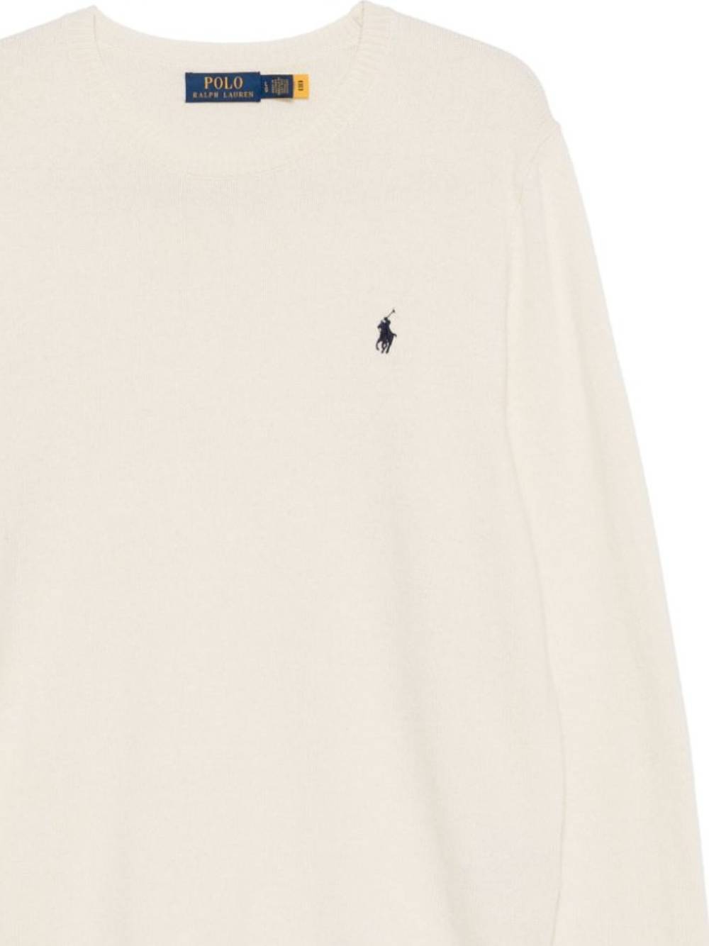 Shop Polo Ralph Lauren Polo Pony-embroidered Sweater In White