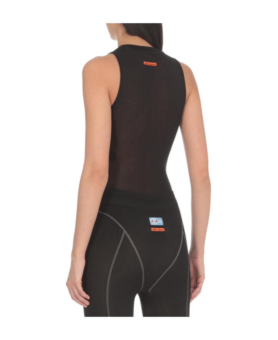 Heron Preston Logo-print Bodysuit In Black