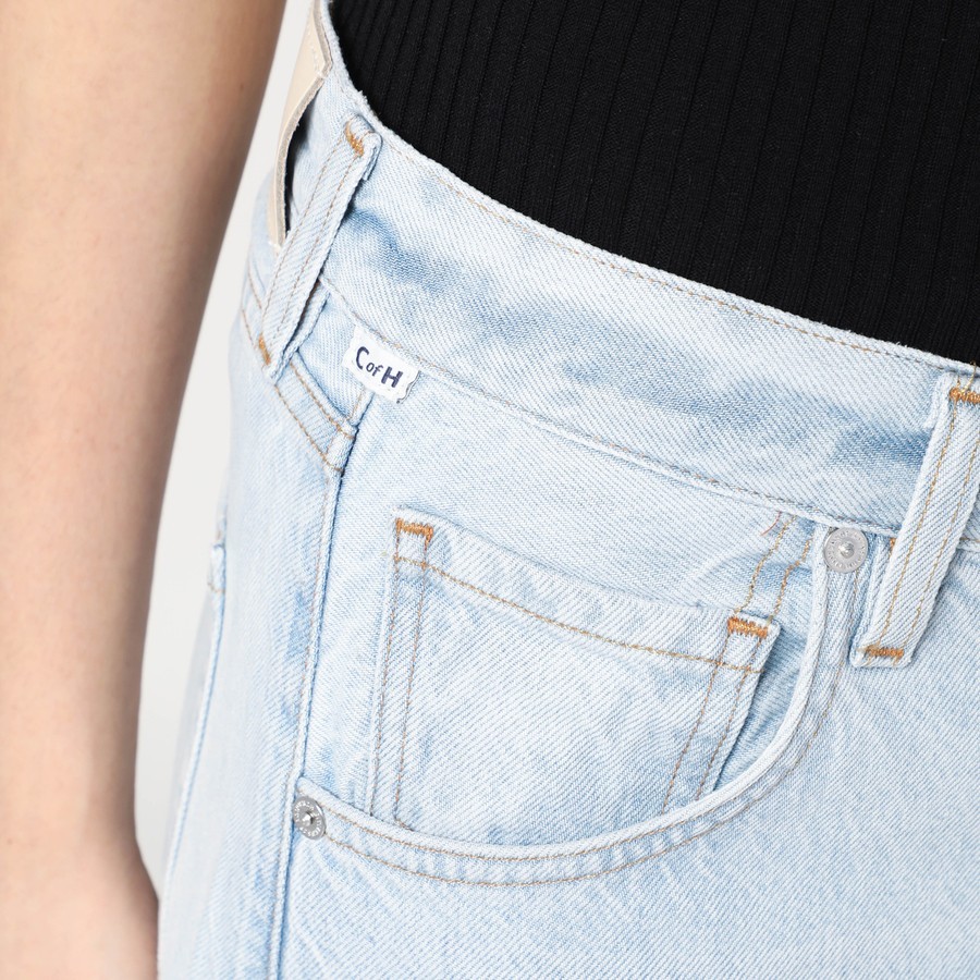 Citizens Of Humanity Brynn Blue Jeans With Drawstring