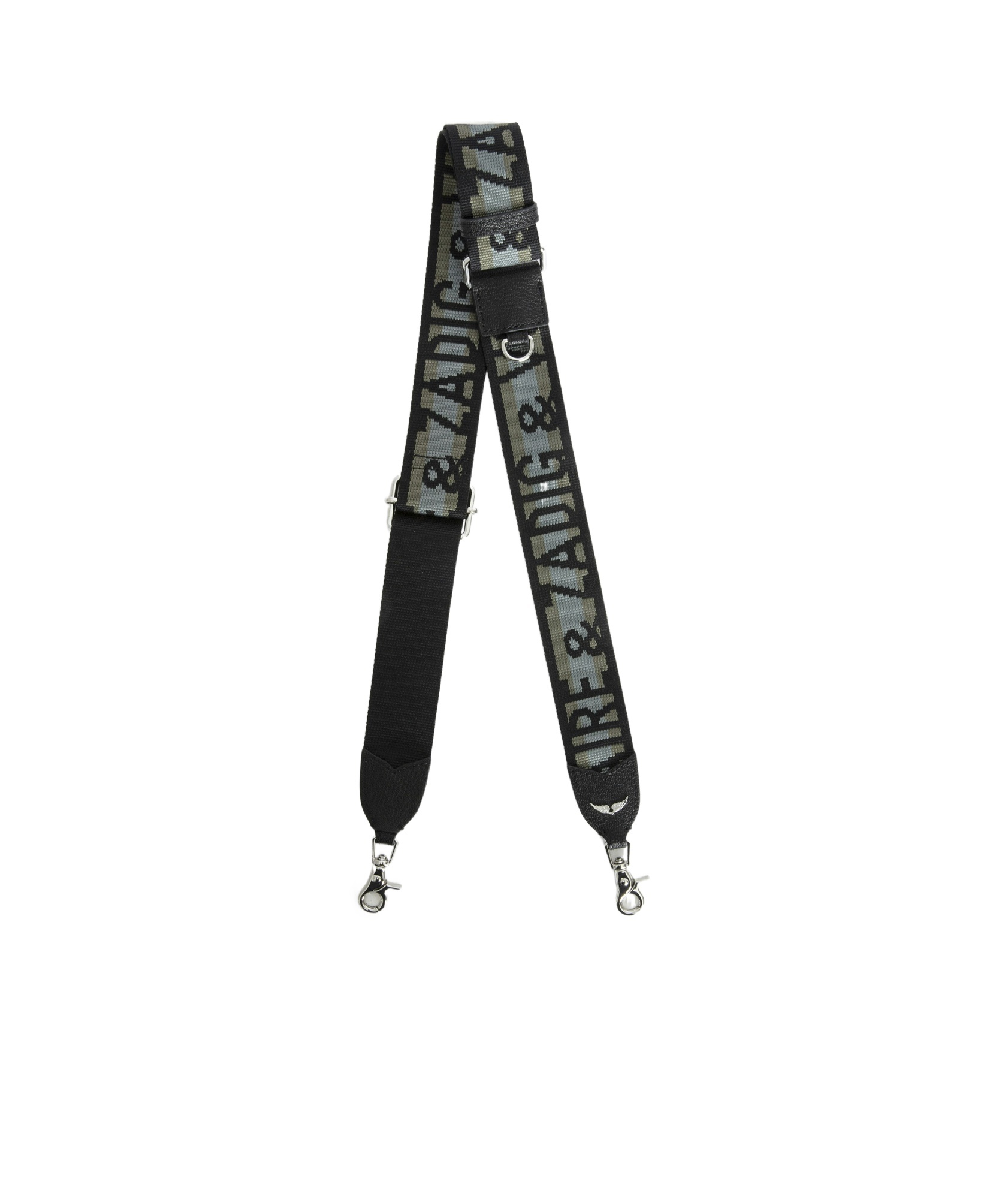 Zadig & Voltaire Logo Shoulder Strap In Black