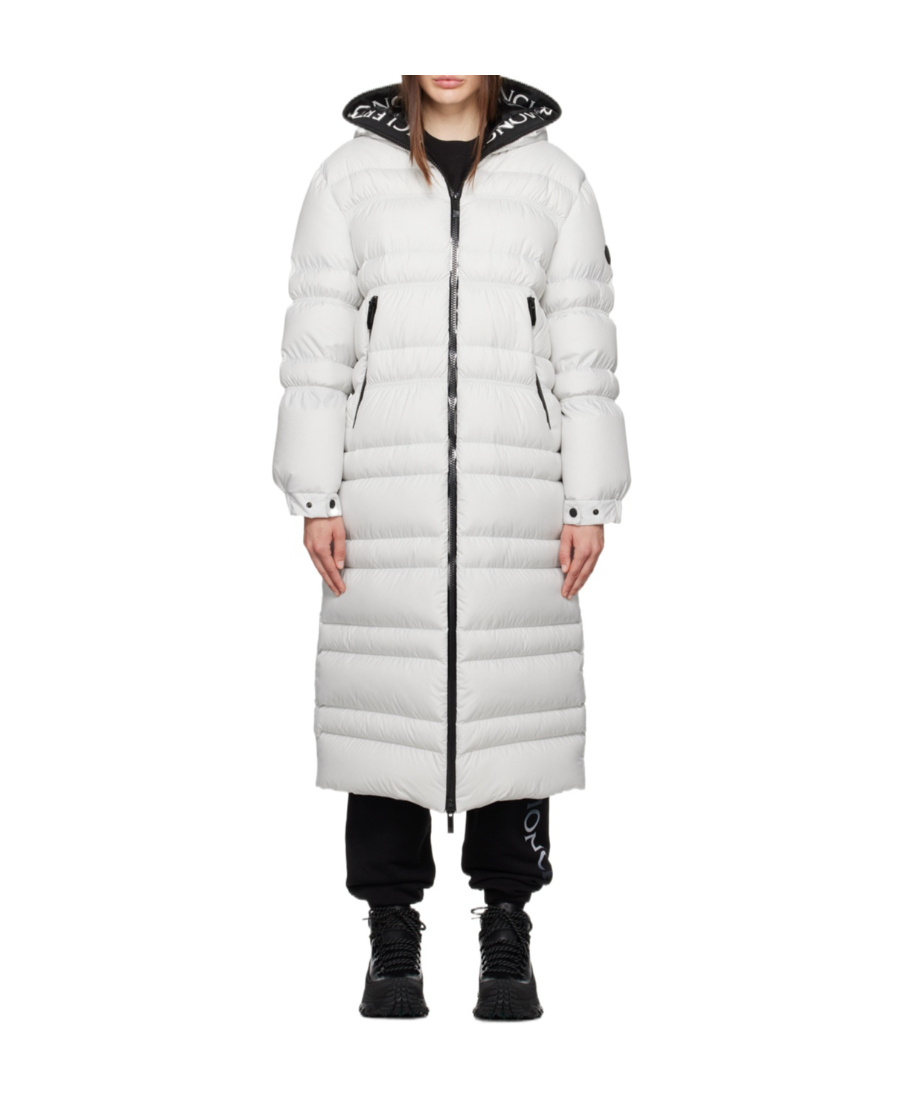 Moncler Gray Tumen Down Coat In Gray