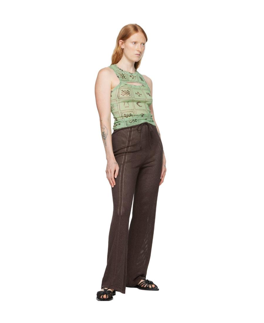 Nanushka Green Lio Tank Top In Green