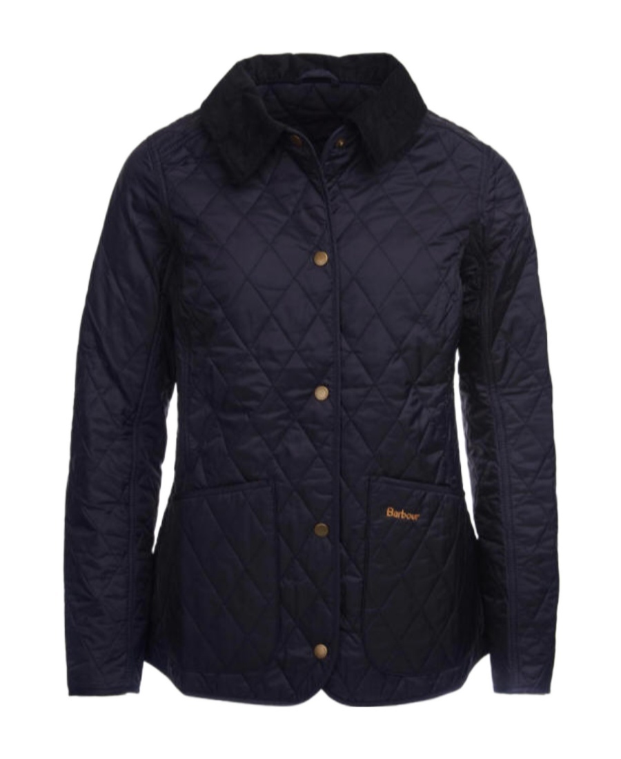 Barbour Annandale Water Resistant Quilted Utility Jacket In Black