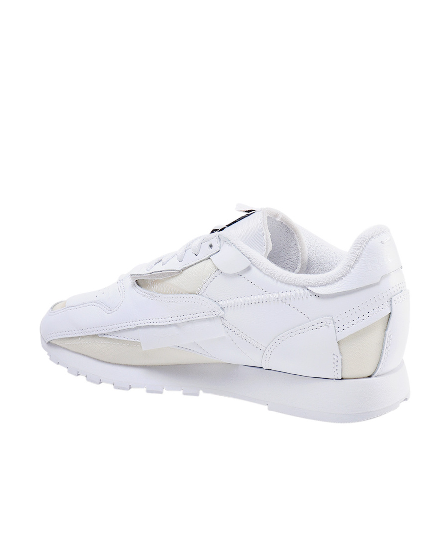 Maison Margiela X Reebok Memory Of Low-top Sneakers In White Leather In White