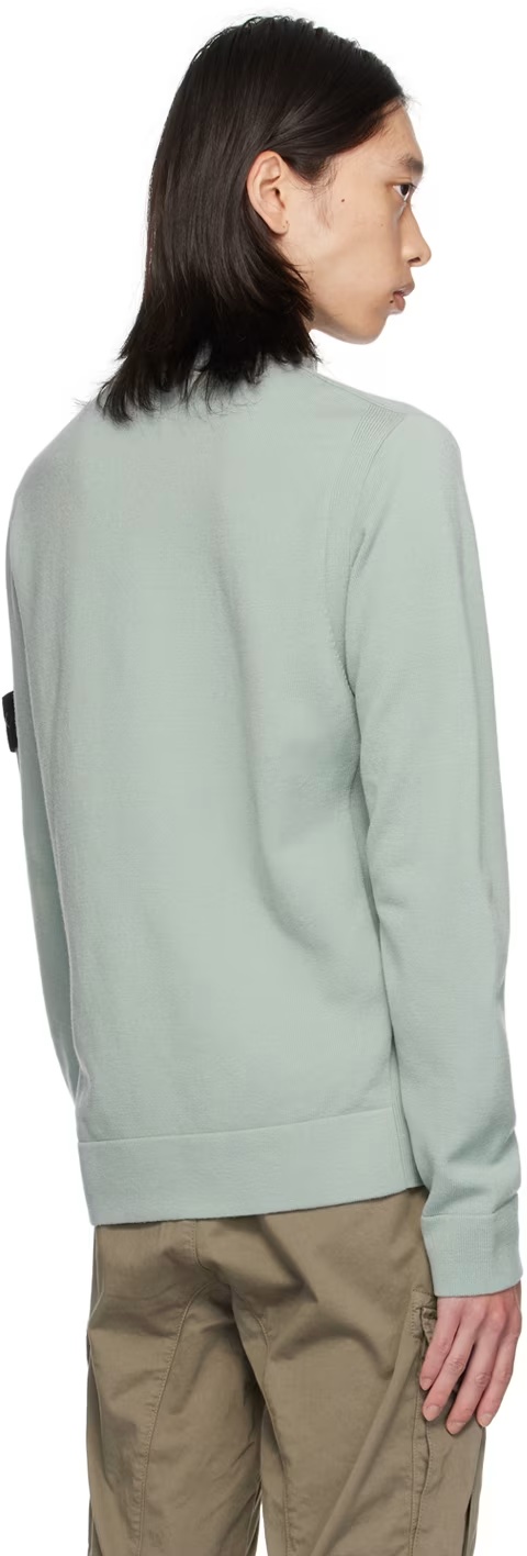 Stone Island Compass-badge Sweater In Gray