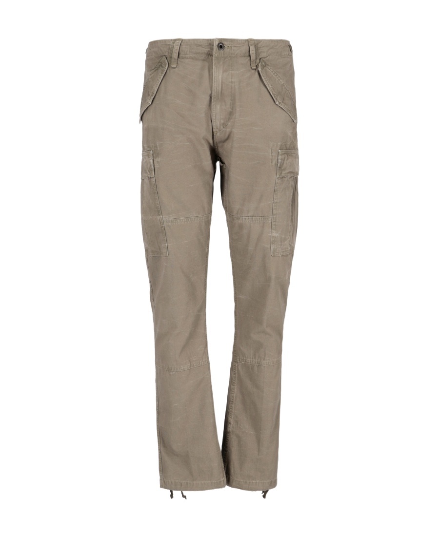 Polo Ralph Lauren Logo Patch Cargo Pants In Gray
