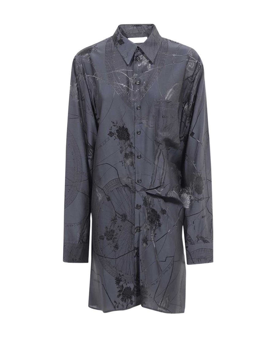 Off-white Lea Embellished Minidress In Gray