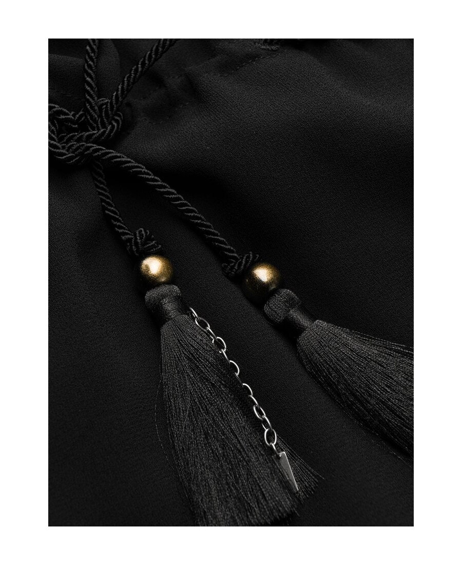 Saint Laurent Square Neck Mini Dress In Black