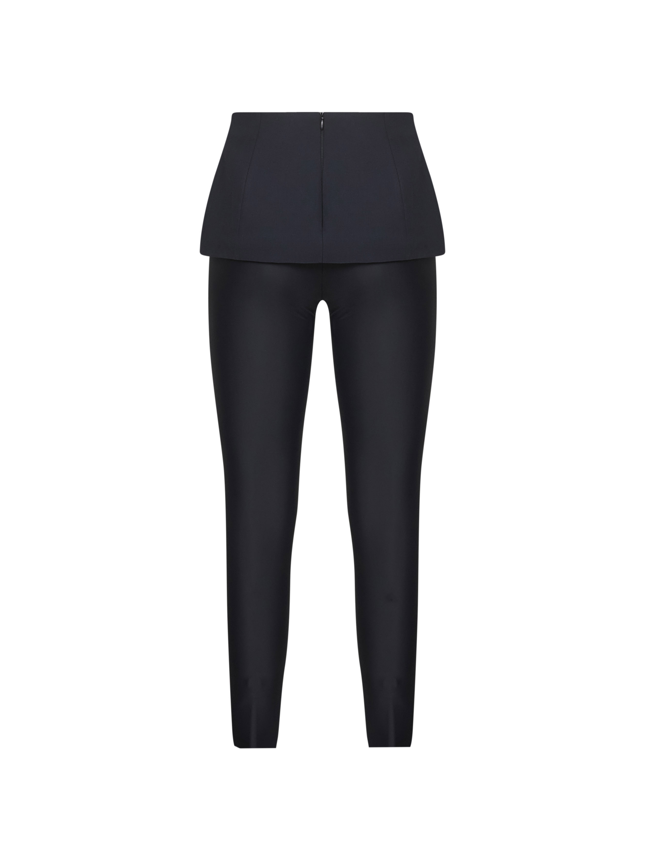Diesel Women Blue Jersey P-hour-bond Trousers In Black