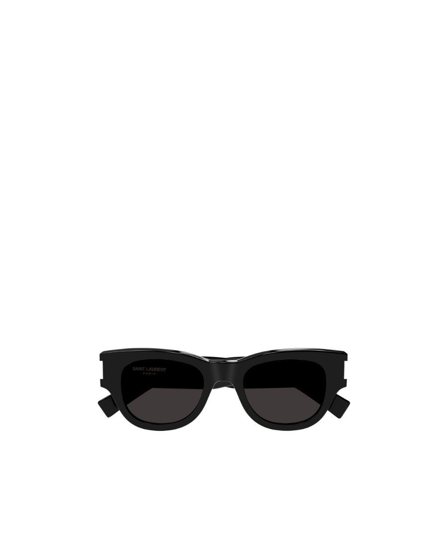 Saint Laurent Naked Wire Core Cat-eye Sunglasses In Black