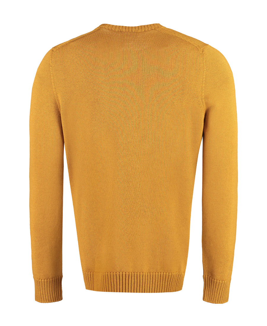 Drumohr Wool Crew Neck Pullover In Brown
