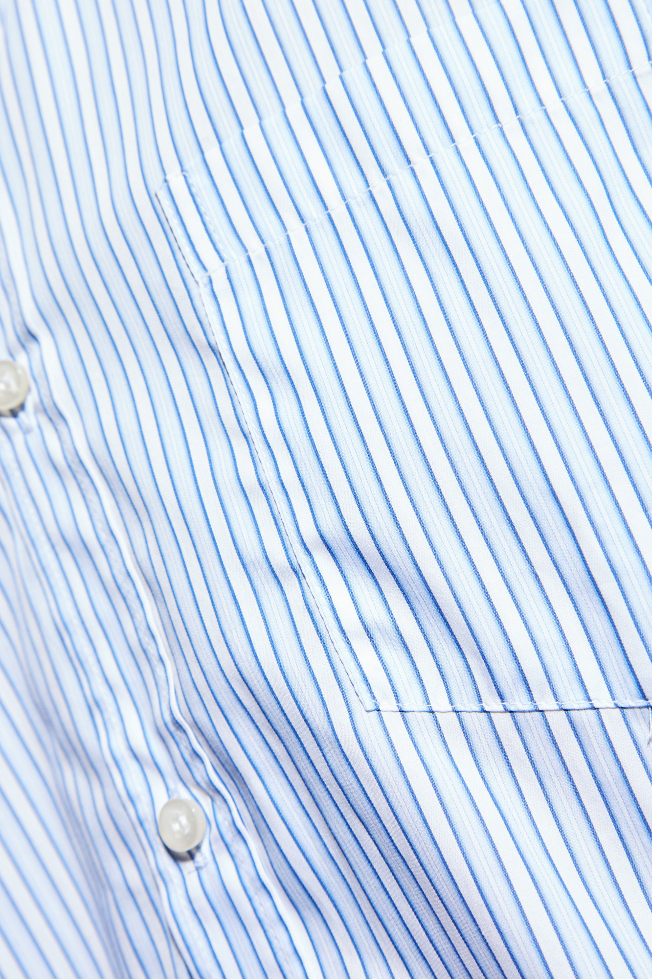 Paul & Shark Striped Cotton Shirt In Blue