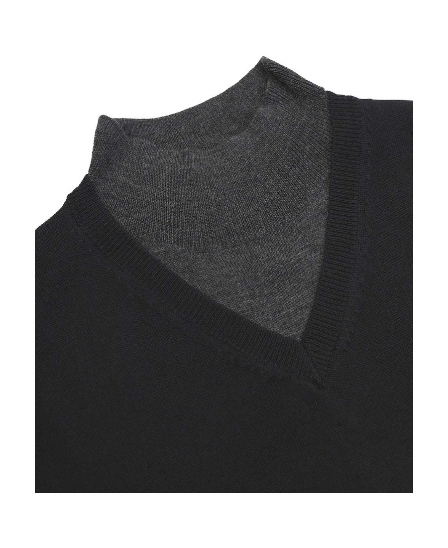 Karl Lagerfeld Long-sleeved Sweater In Black