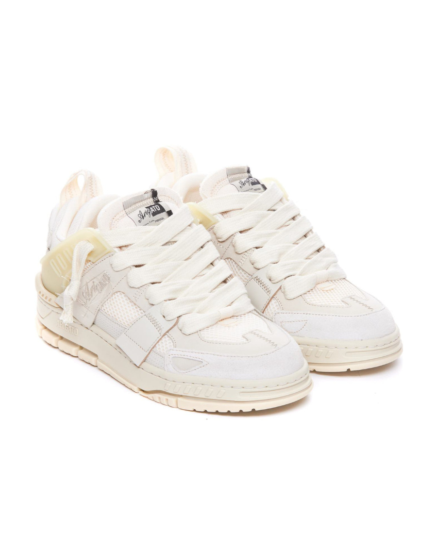 Shop Axel Arigato Area Patchwork Sneakers In White