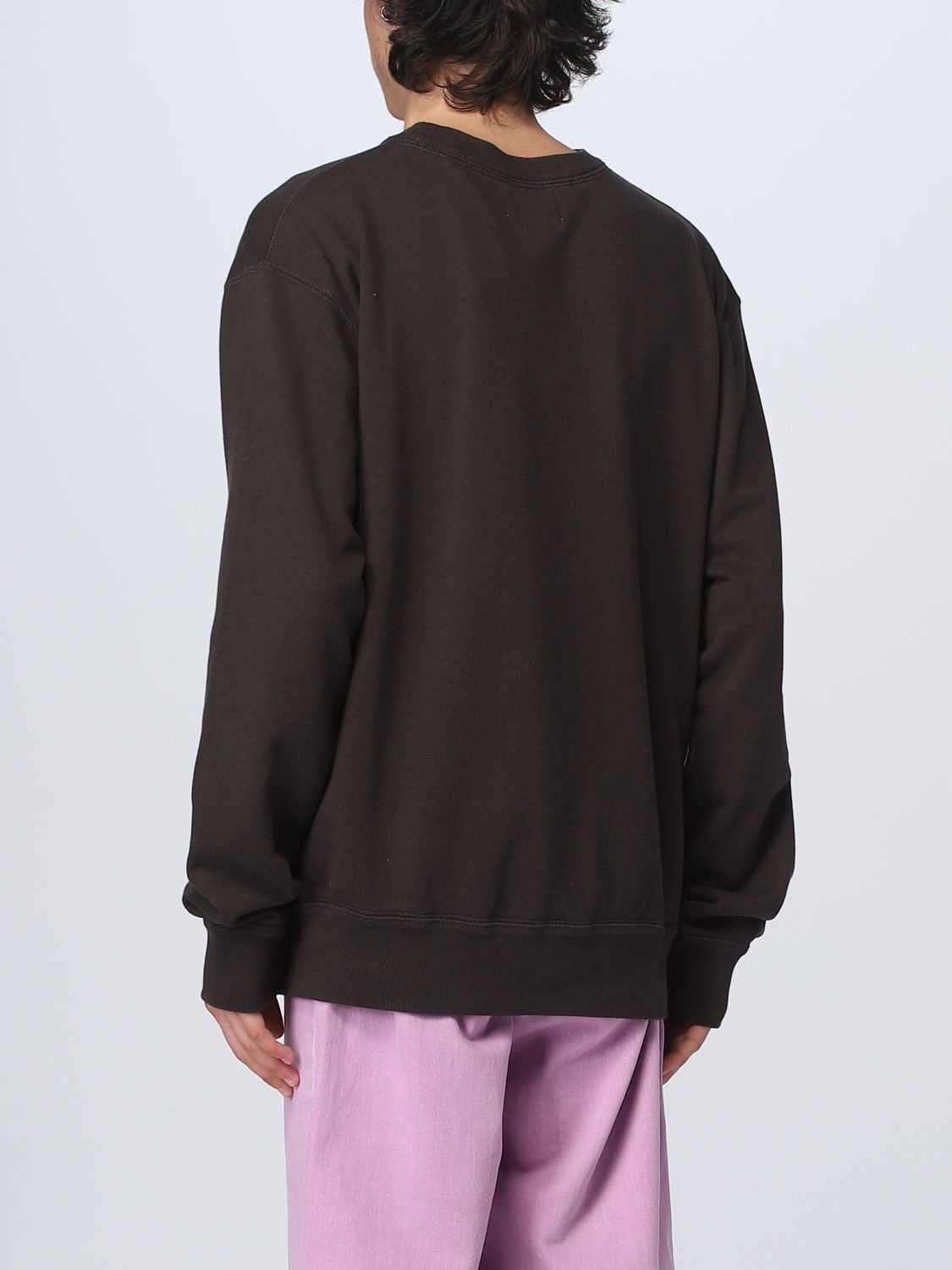 Isabel Marant Marant Relaxed-fit Black Sweatshirt With Subtle Logo In Black