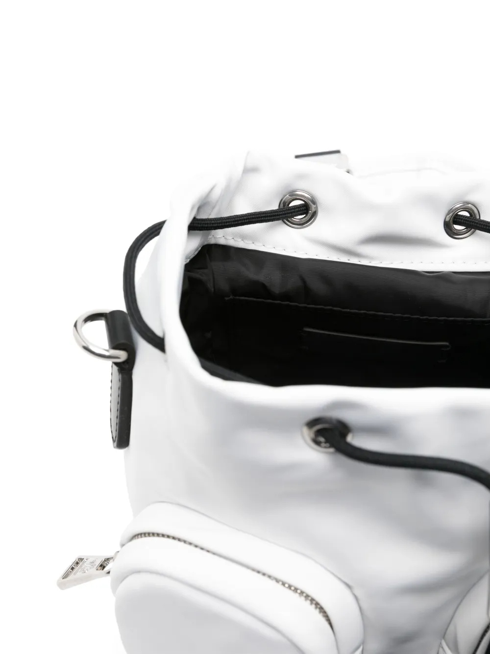 Shop Moncler Mini Trick Water-repellent Crossbody Bag In White