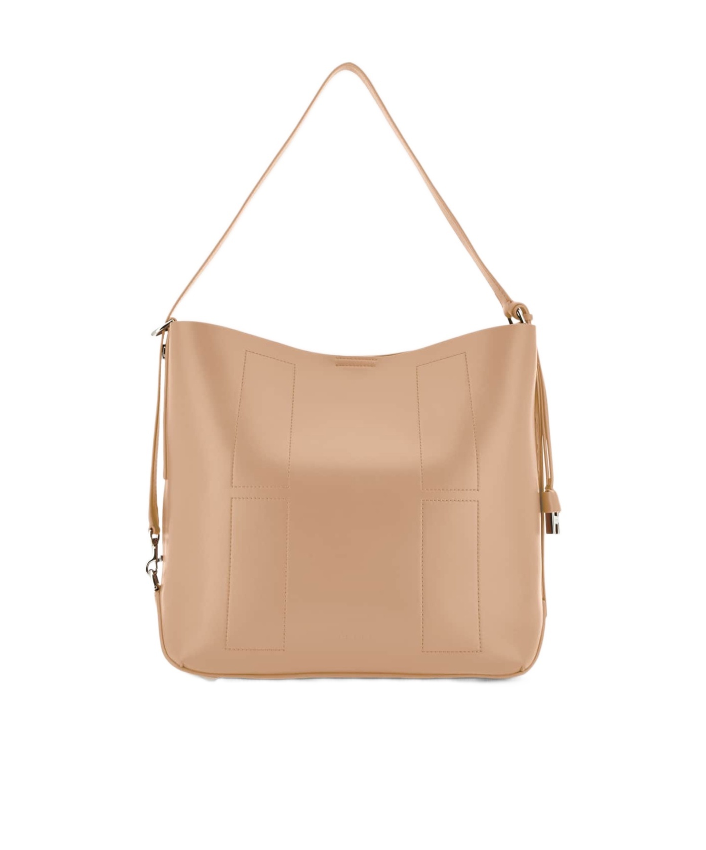 Shop Hogan Medium Hocket Hobo Bag In Nude