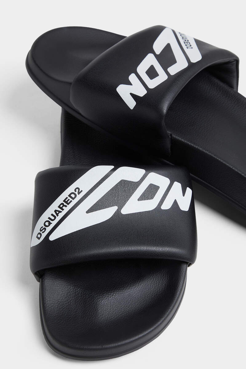 DSQUARED2 LOGO-PRINT SLIDES