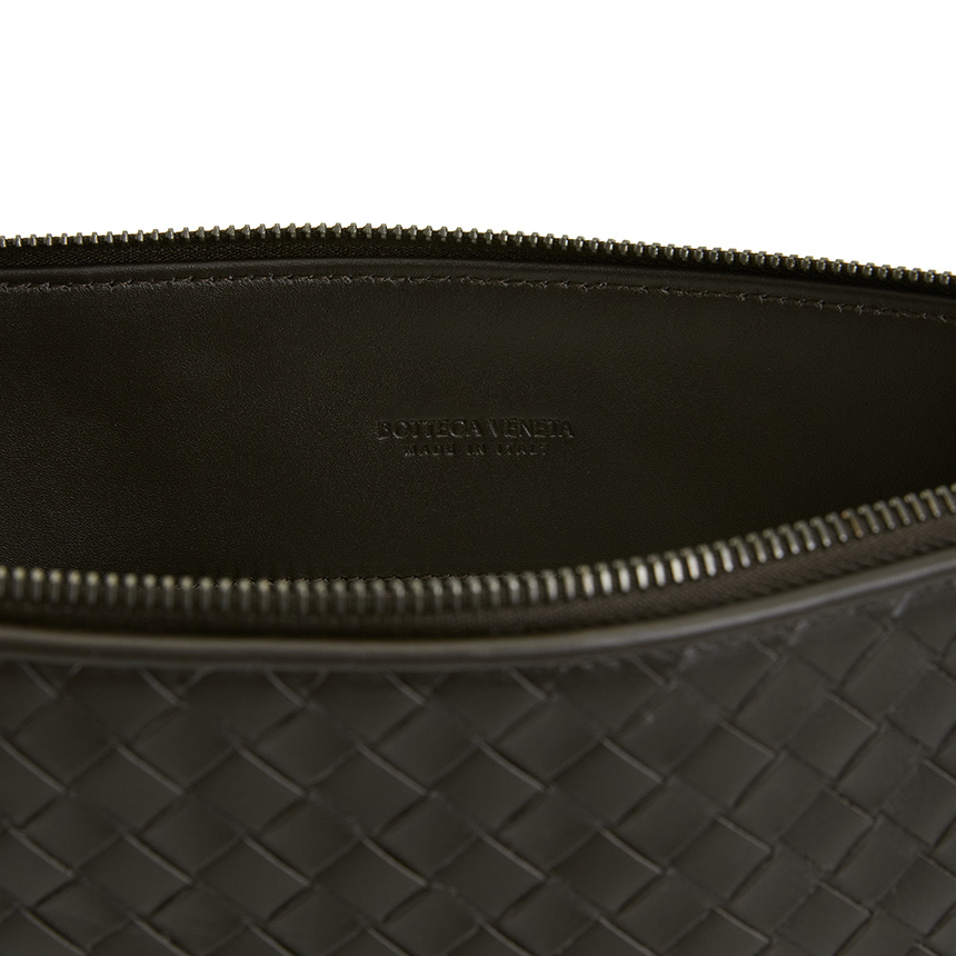 Bottega Veneta Intreciato Briefcase In Black