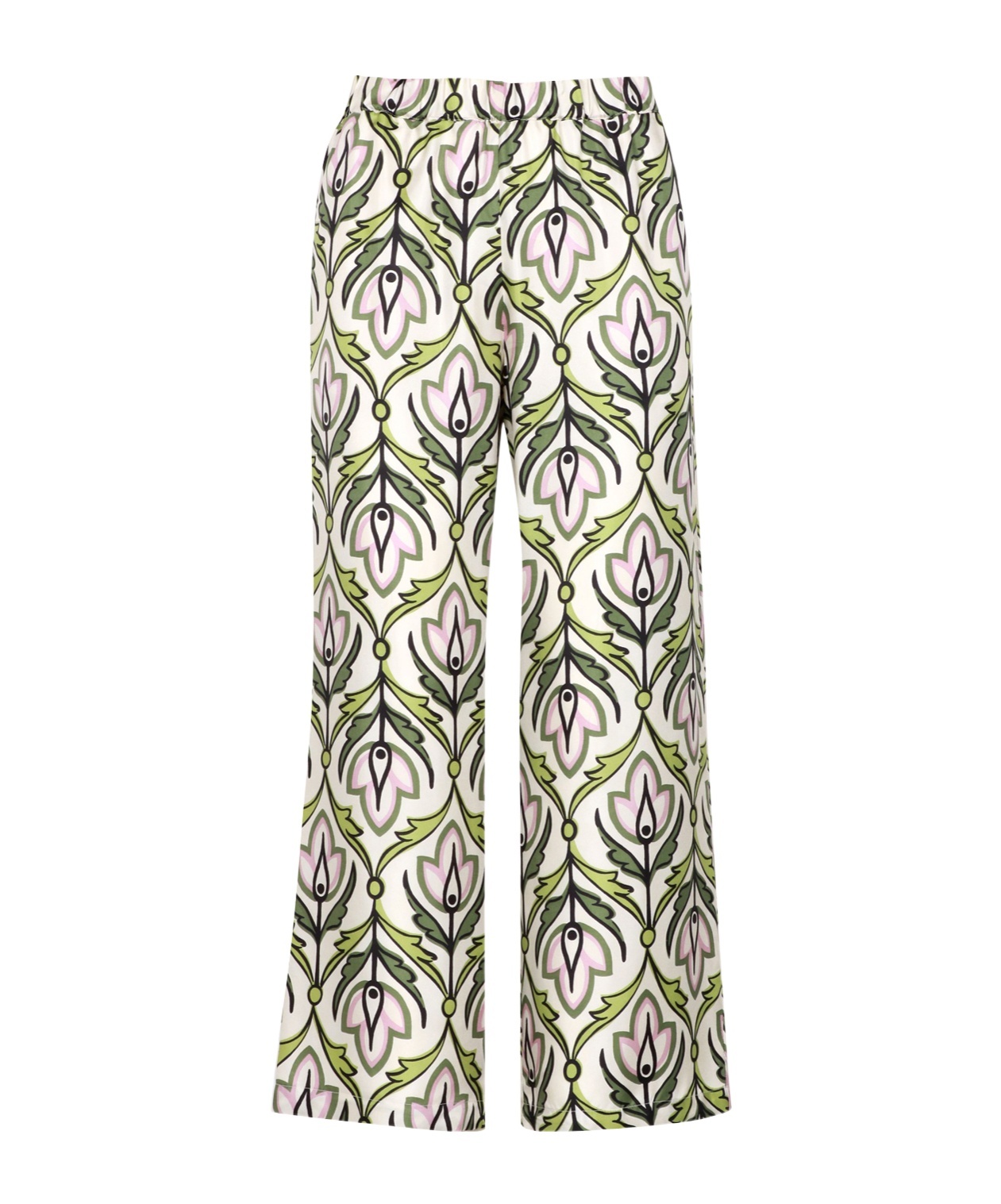 Weekend Max Mara Wide-leg Casual Pants In Multi
