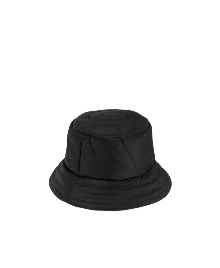 Gucci Double G-patch Quilted Bucket Hat In Black