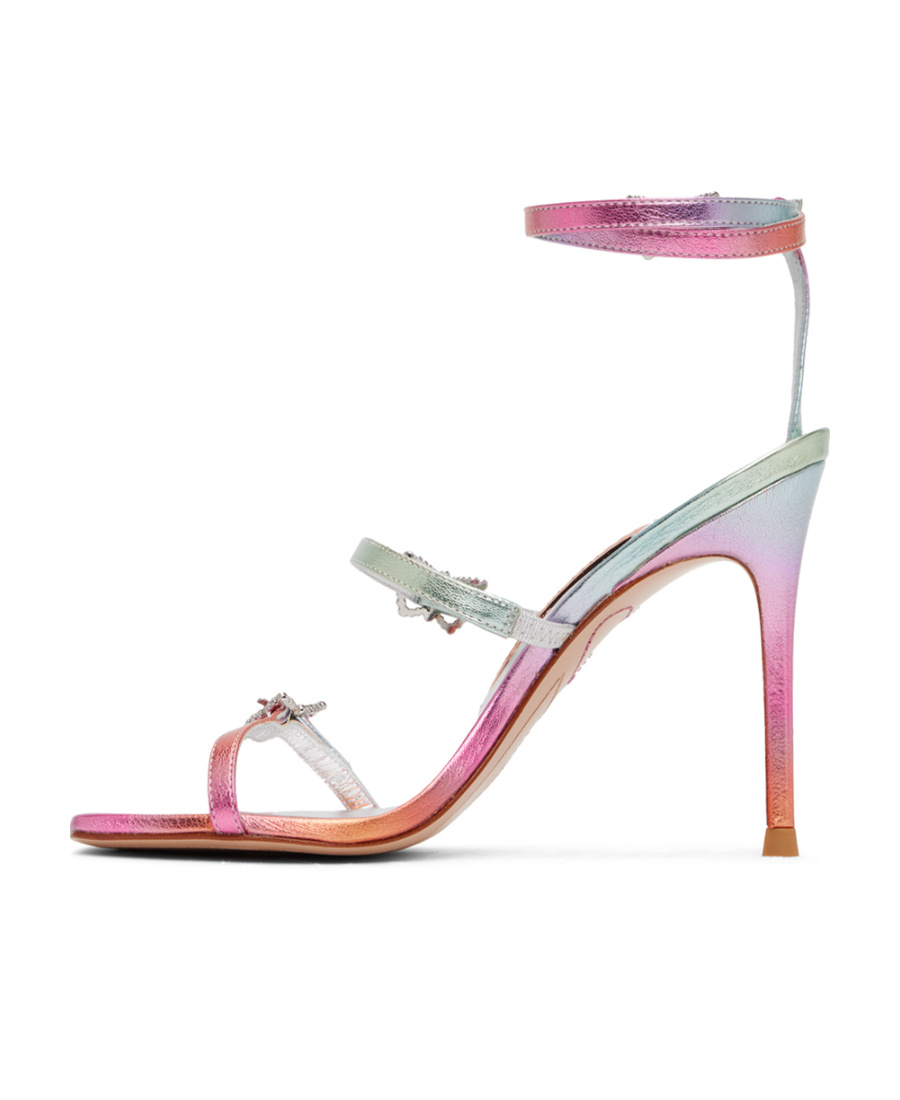 Sophia Webster Gradient Pattern High-heeled Sandals In Pink