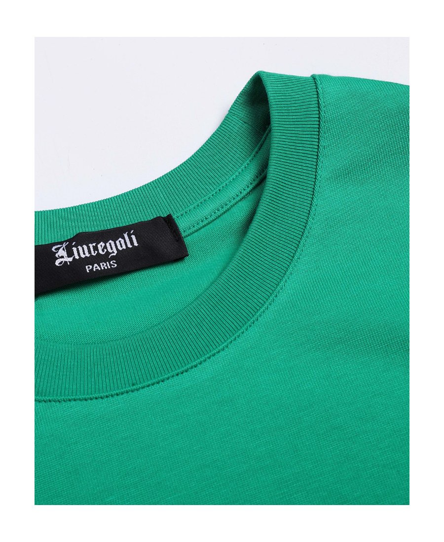 LIUREGALI LOGO DETAILS SHORT-SLEEVED T-SHIRT 