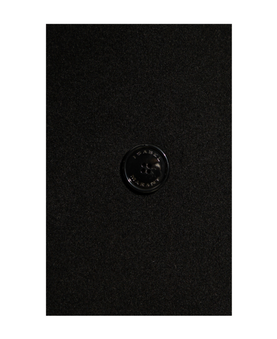 Isabel Marant Long-sleeved Coat In Black