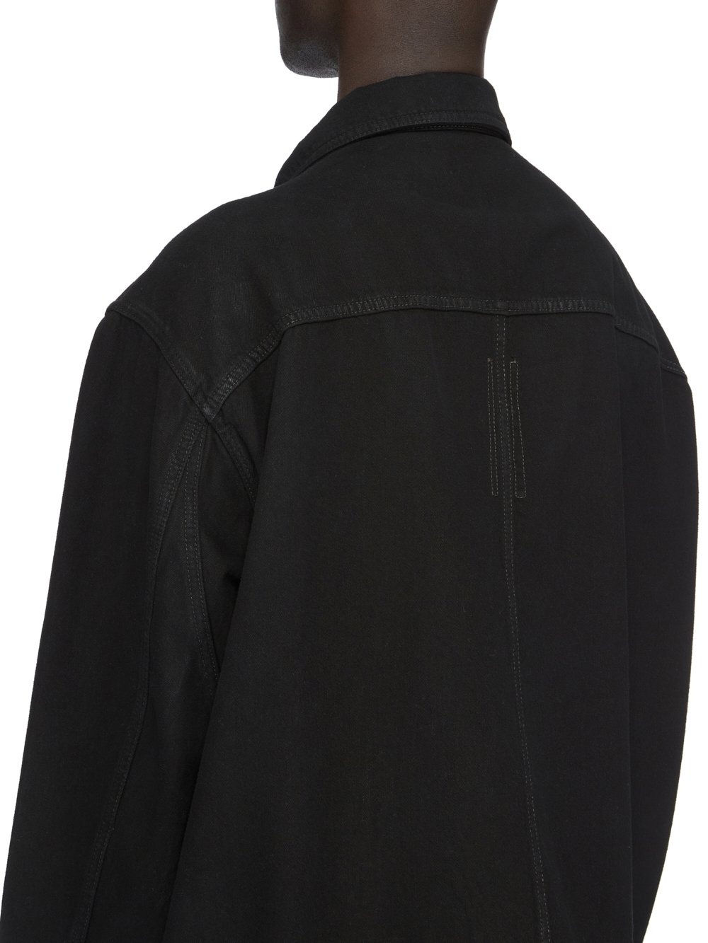 Rick Owens Drkshdw Sphinx Jumbo Worker Jacket In Black