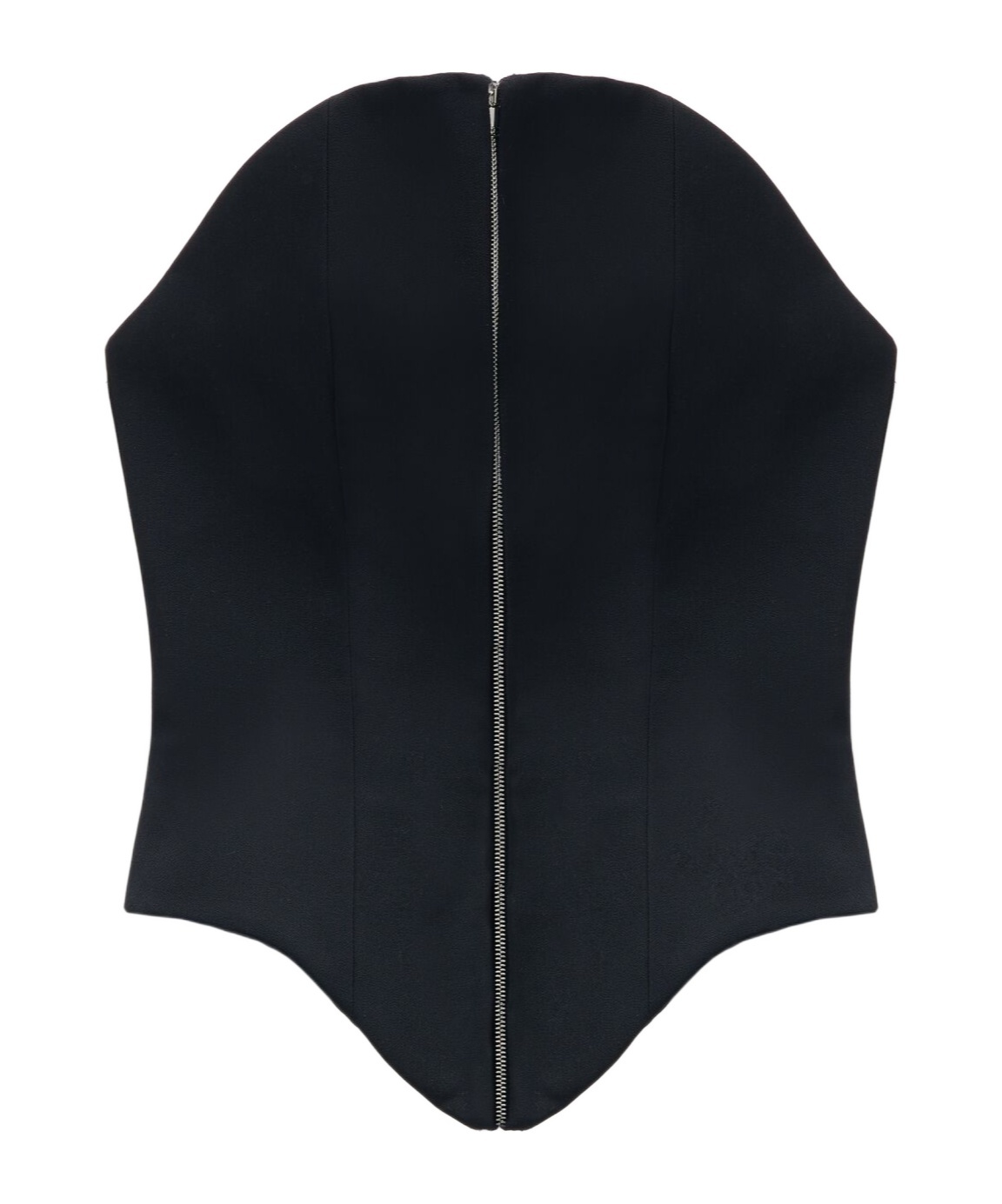 Alexander Mcqueen Asymmetrical Corset In Black