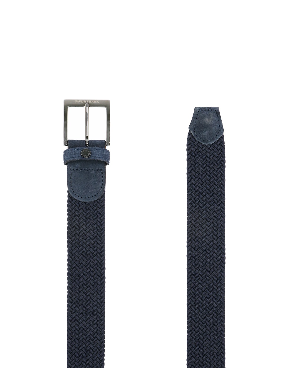 Paul & Shark Weaving Logo Belt In Black