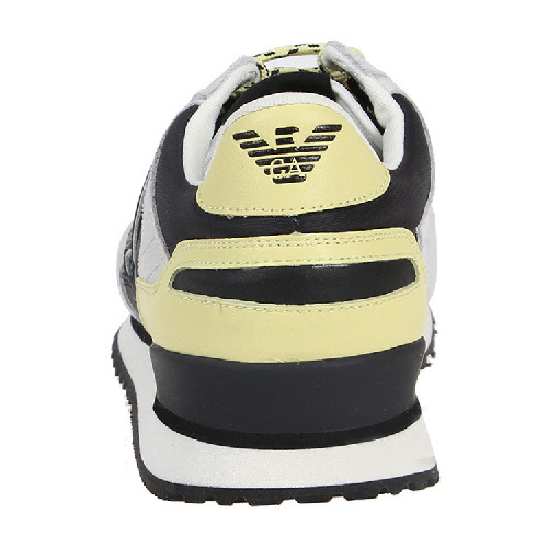 Armani Jeans Logo Details Casual Sneakers In White