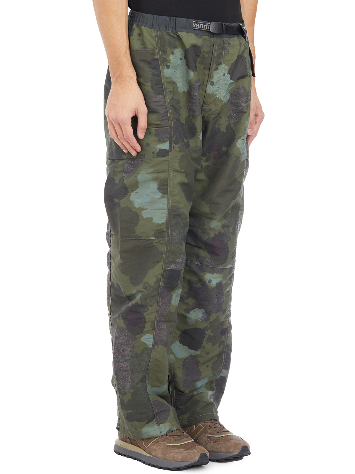 Gramicci Elastic Waist Casual Pants In Black