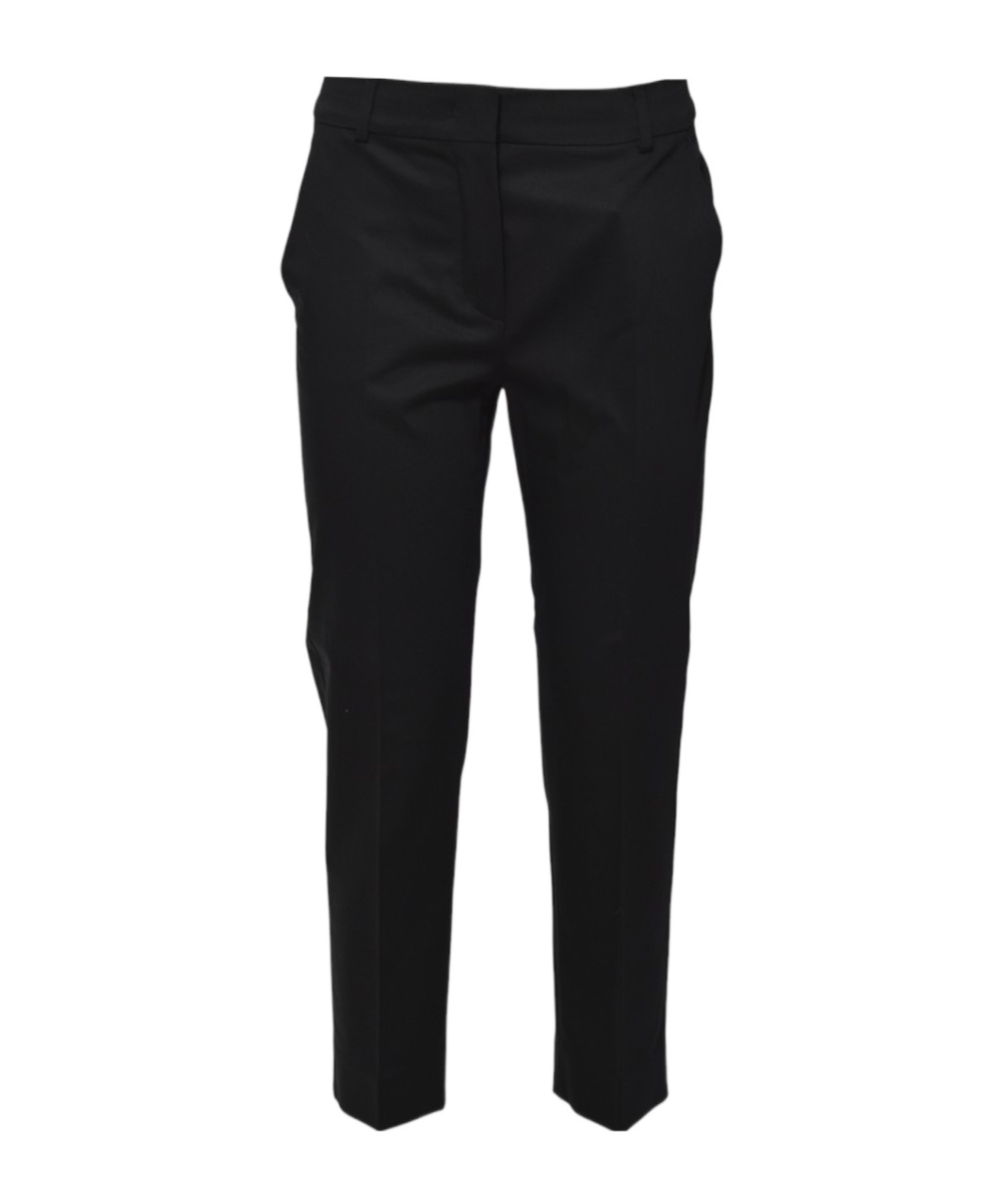 Max Mara Belt Loops Slacks In Black