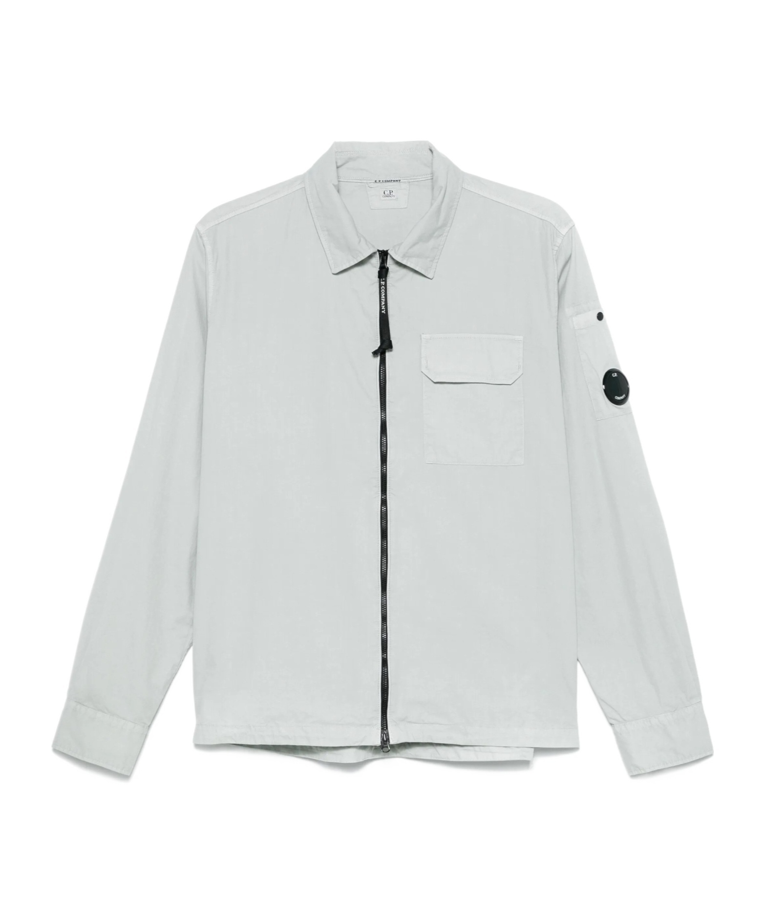 C.p. Company Lens-detailed Jacket In White