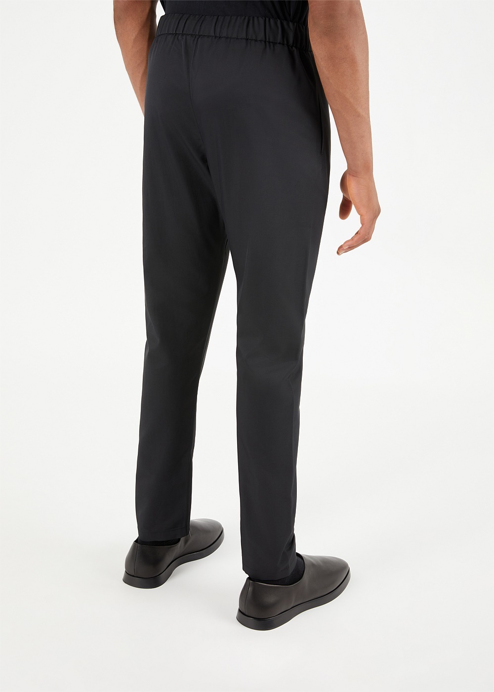 Fear Of God Cotton Sweatpants With Elasticated Hem And Ribbed Cuffs In Black