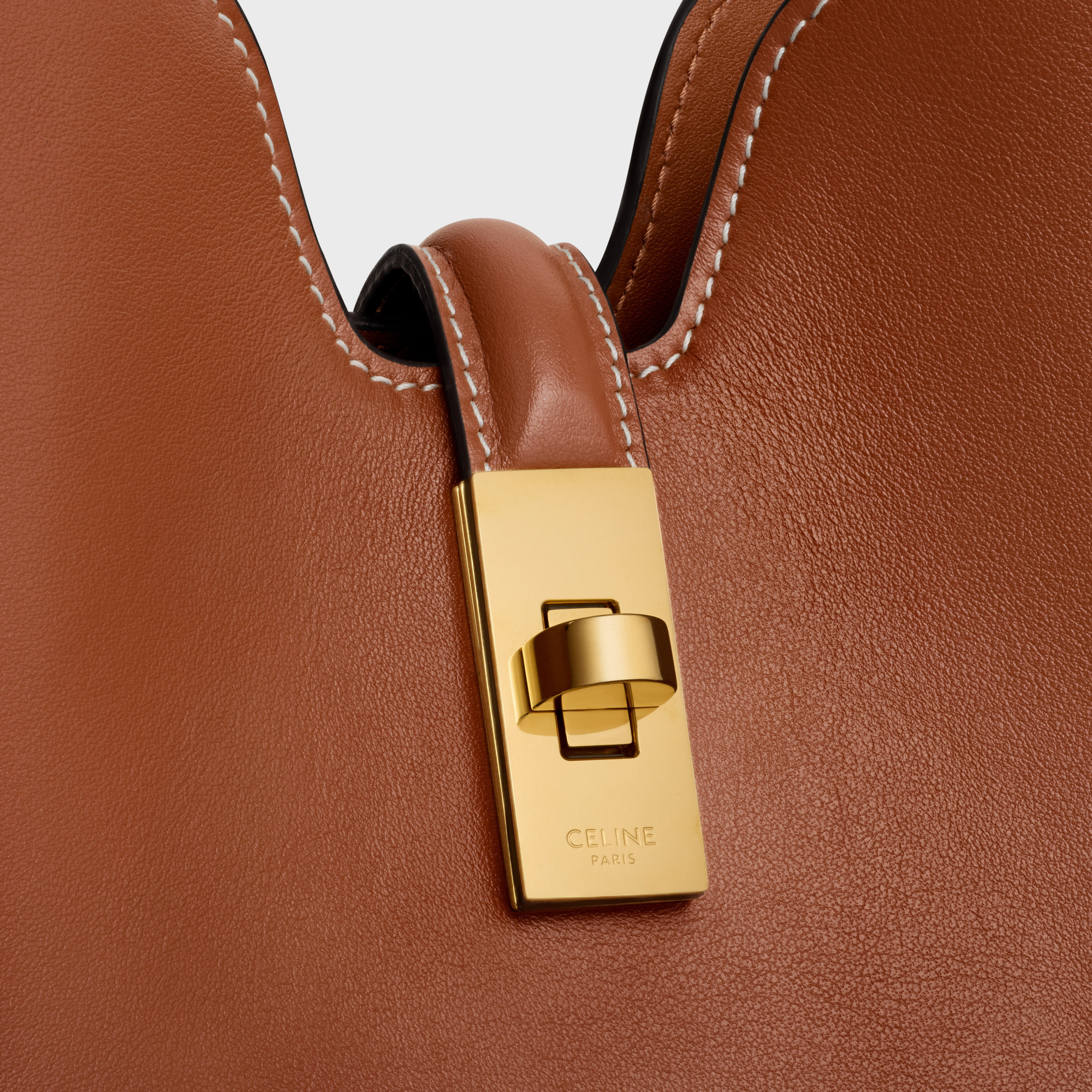 Celine Camille 16 Medium Soft Bag In Smooth Calfskin In Brown