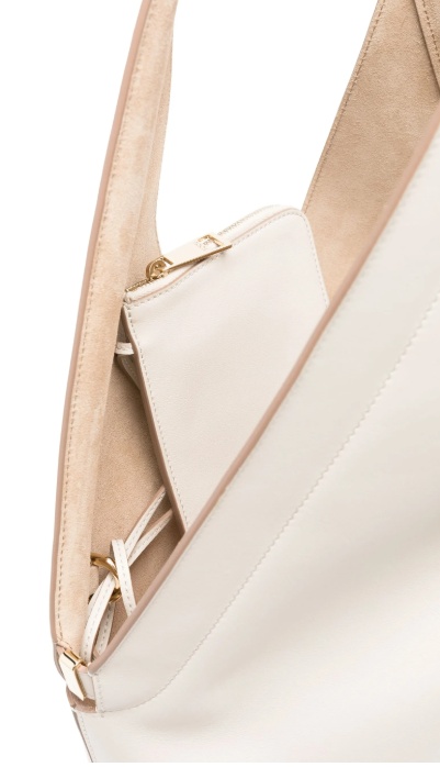 Tod's Double Handle Shoulder Bag In White
