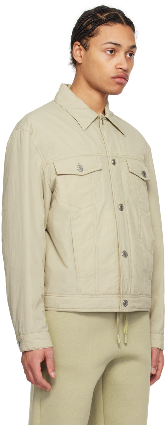 Ami Alexandre Mattiussi Front Button Casual Jacket In Green