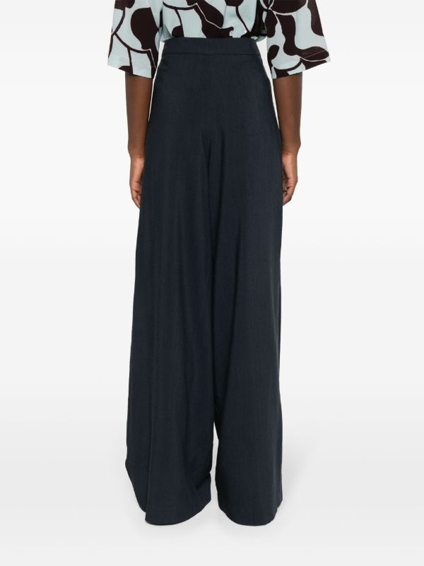 Dries Van Noten Elastic Waist Casual Pants In Black