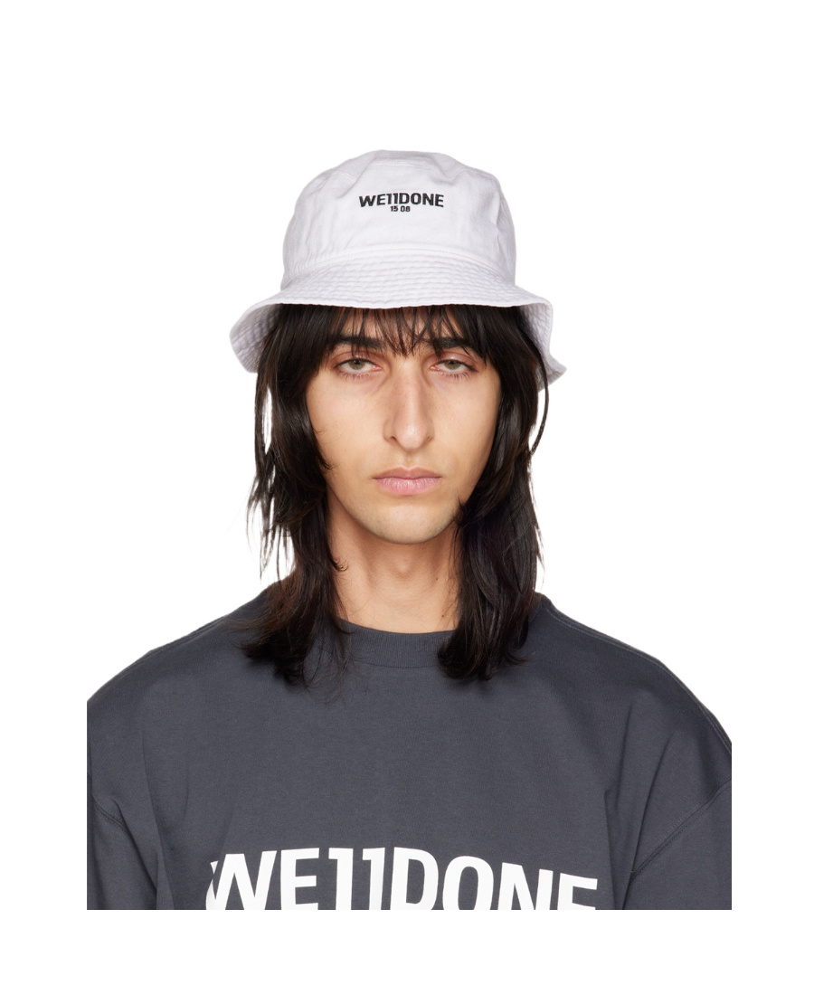 We11 Done Logo Fisherman's Hat In Black