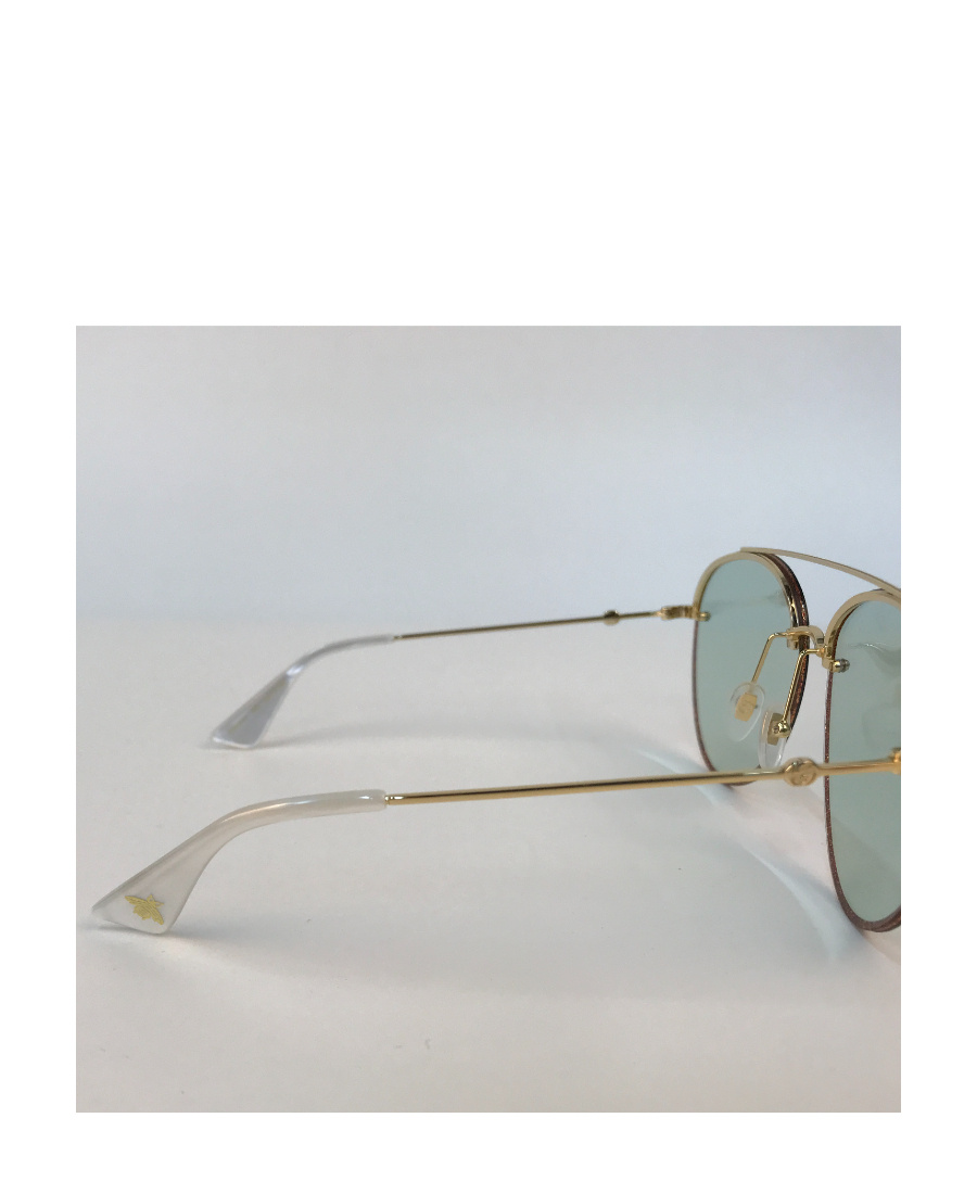 Gucci Pilot's Classic Sunglasses In Gray