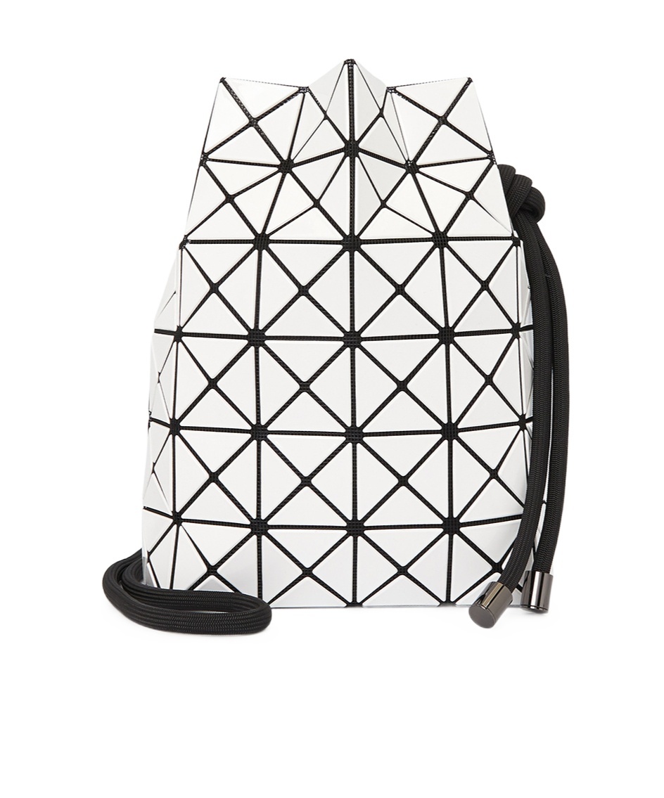 Bao Bao Issey Miyake Geometric Shoulder Bag In White