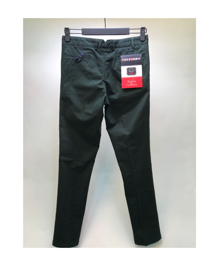 Paul & Shark Straight Casual Pants In Black