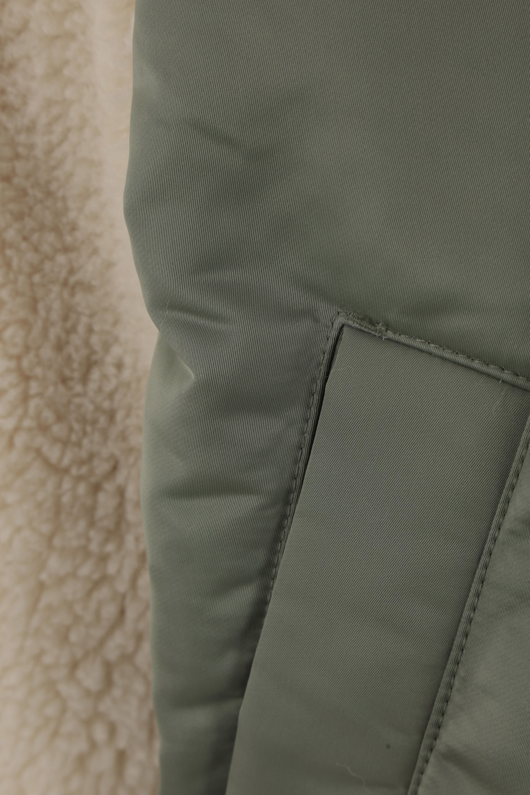 Sacai Colour-block Zip-up Hooded Jacket In Green