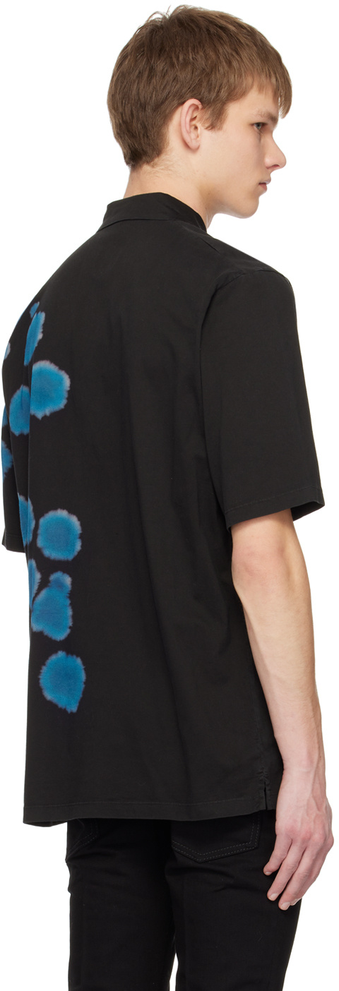 Dsquared2 Pattern Printed Polo Shirt In Black