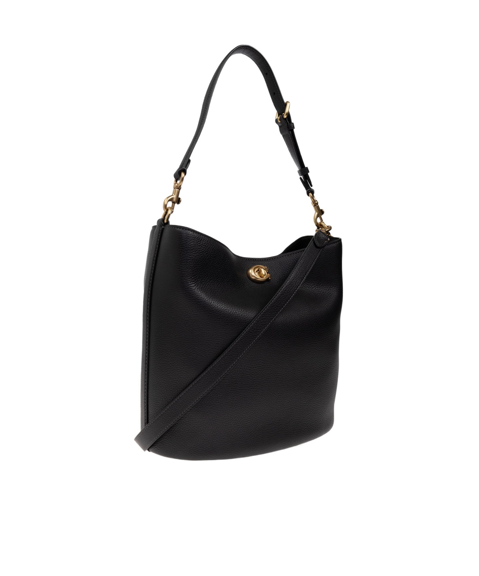 Coach Willow B Logo Detailed Tote Bag In Black