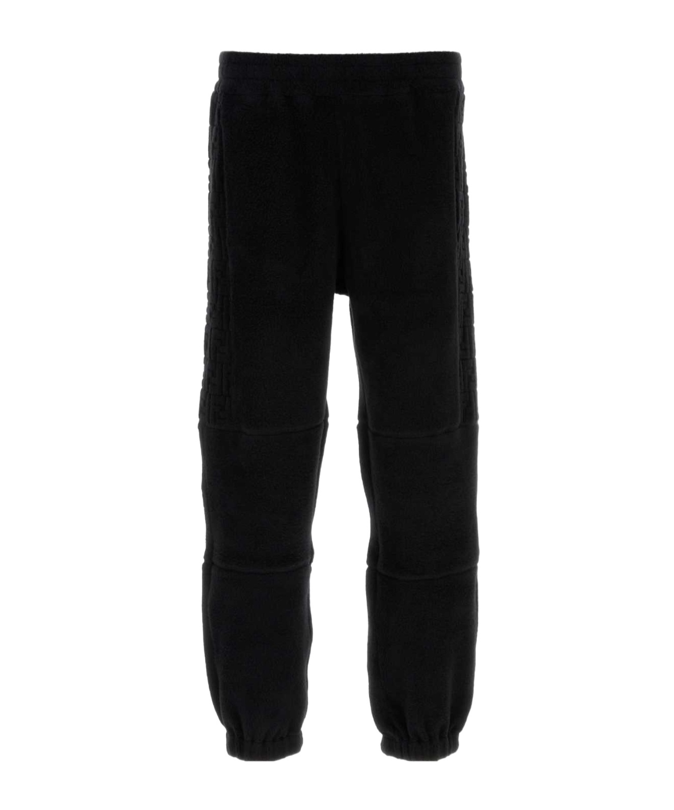 Fendi Stretch Terry Fabric Joggers For Men In Black