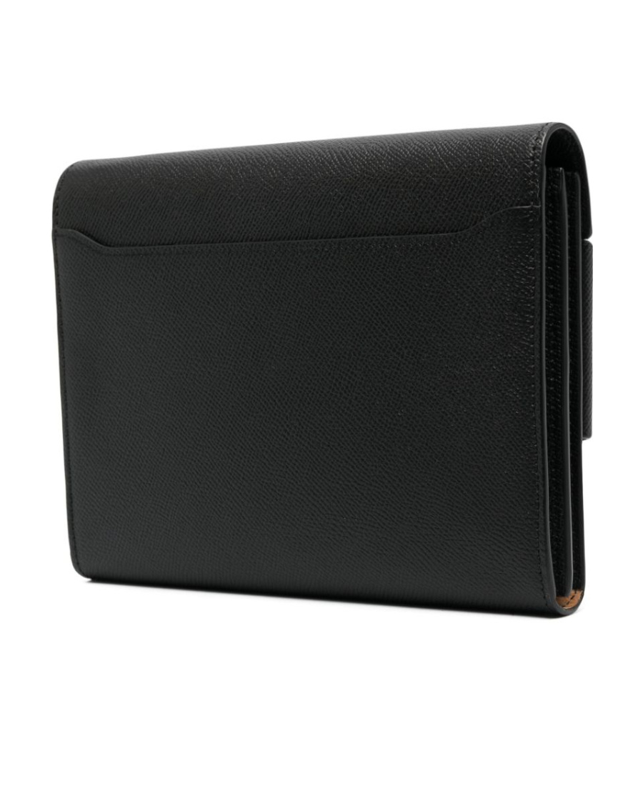 Boyy Buckle Travel Case Leather Crossbody Bag In Black